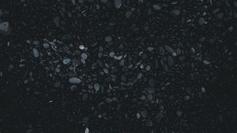 Скачать 1920x1080 галька камни морские камни темный обои картинки