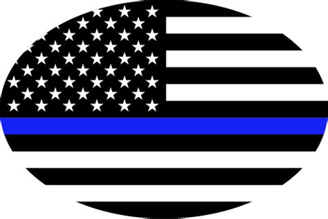 Thin Blue Line Flag Png Png Mart