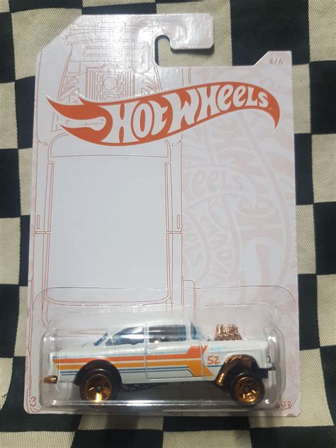 Hot Wheels Pearl Chrome Nd Anniversary Chevy Bel Air Gasser Kustomkollector