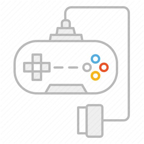 Console, game, gamepad, joystick, line, play, playstation, stroke, tv, video, video game, xbox icon