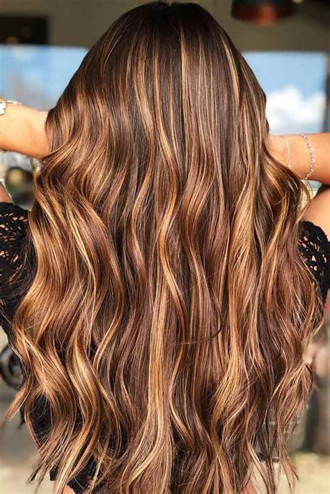 Hair Color 2017 2018 Chestnut Brown With Carmel Blonde Highlights