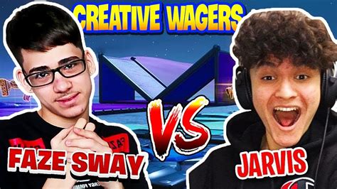 Faze Sway Vs Jarvis 1v1 Creative Wagers For 5000 Youtube