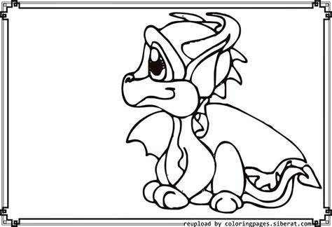 Download Baby Dragon Flying Coloring Page - Coloring Home