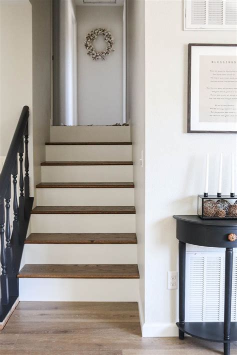 Diy Staircase Makeover The Wood Grain Cottage Diy Staircase