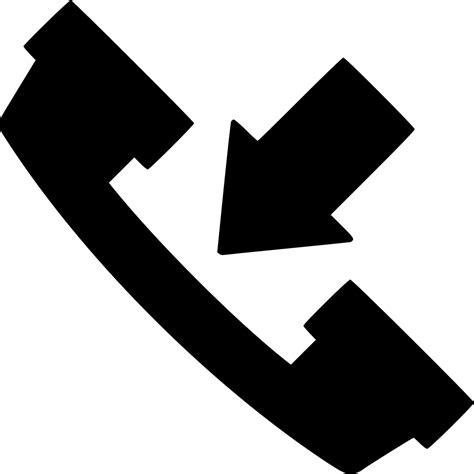 Incoming Call Svg Png Icon Free Download 500601 Onlinewebfontscom
