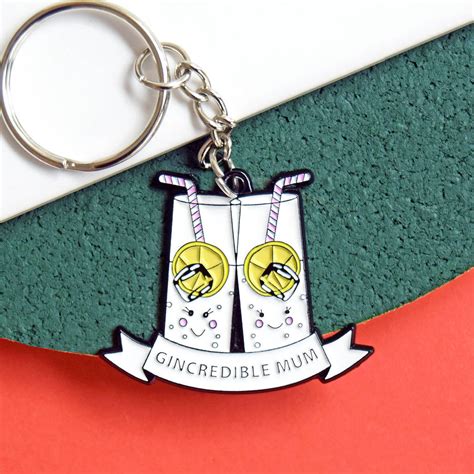 Funny Gin Keyring T For Mum By Of Life And Lemons