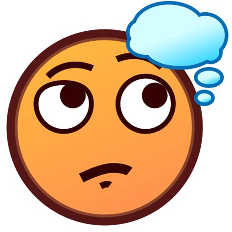 Thinking Face Emoji For Facebook Email And Sms Id 35 Uk