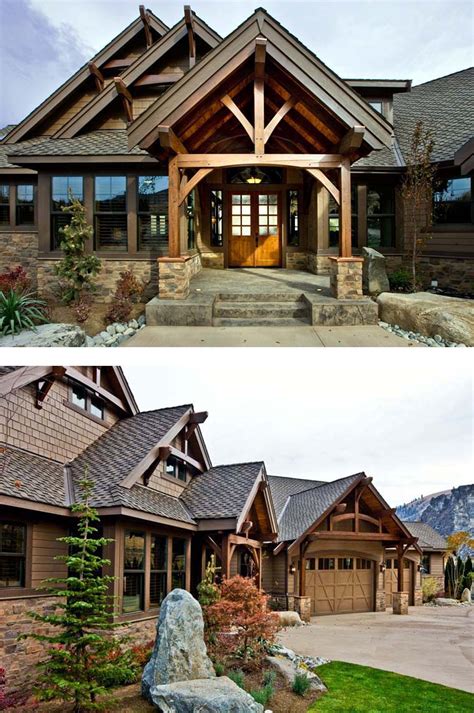 Rustic Mountain Craftsman House Plans