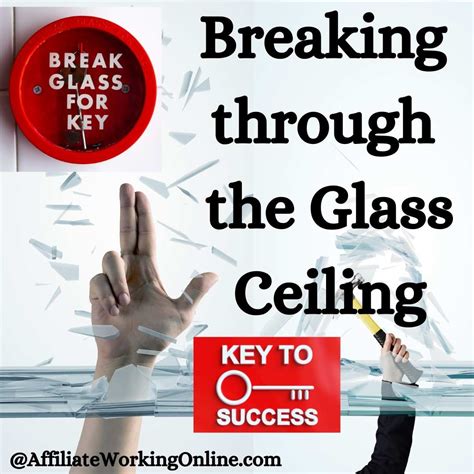 Breaking Through The Glass Ceiling Affiliate Working Online