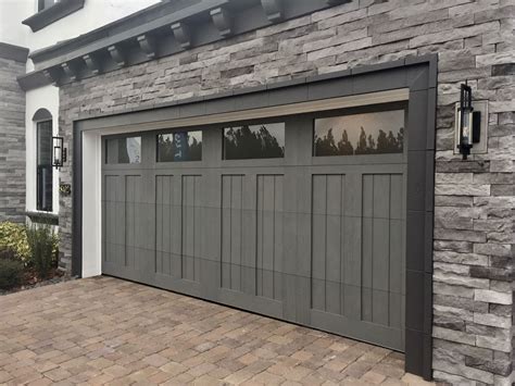 Maybe you would like to learn more about one of these? Gray Garage Door - Clopay Canyon Ridge Collection faux ...