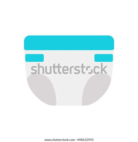 Diaper Icon Pampers Icon Flat Design Stock Vector Royalty Free