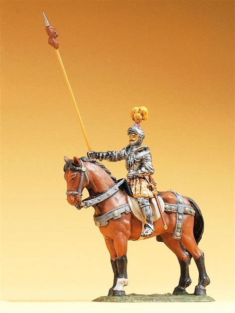 Preiser 52354 Herold On Horseback Elastolin 125 Scale