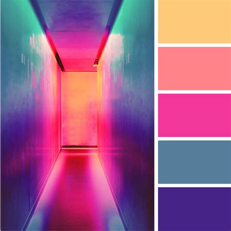 Bold Color Palettes For Your Brand Neon Colour Palette