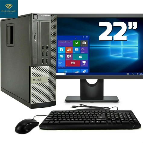 Dell Desktop Computer Quad Core I5 16gb Ram 2tb Hd Windows 10 Pro Pc 22