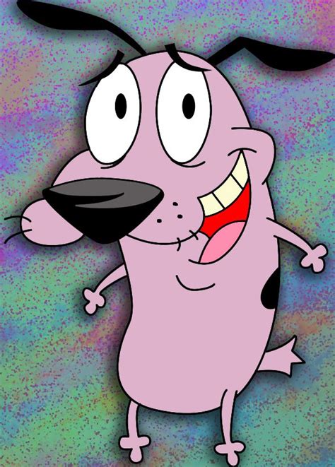 How To Draw Courage The Cowardly Dog Draw Central Cartoon Drawings