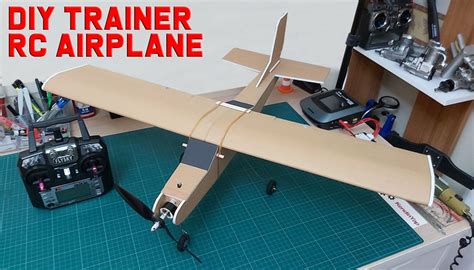 How To Make Rc Trainer Airplane Diy Model Airplane For Beginners Rc
