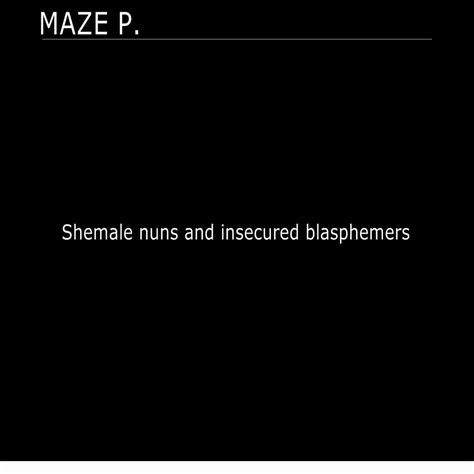 ‎shemale Nuns And Insecure Blasphemers Single Version Single By