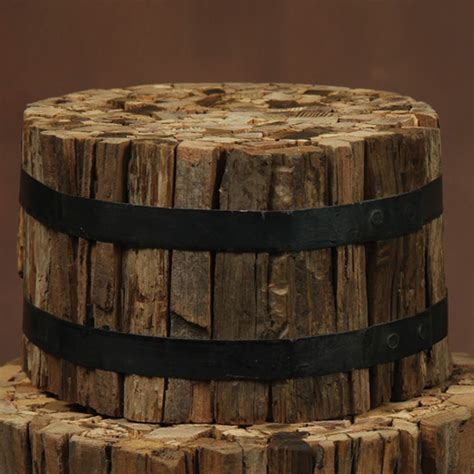 Round Wood Bundle 8x7 by HomArt - Seven Colonial