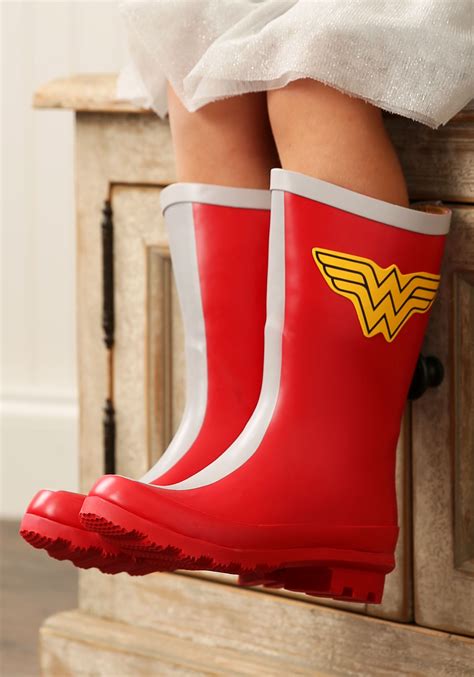 Wonder Woman Rain Boots For Girls