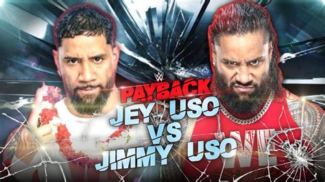 Jey Uso Vs Jimmy Uso At Payback 2023🥵 The Rock At Wrestlemania 40👀