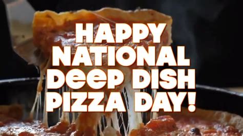 National Deep Dish Pizza Day April 5 Kevin Eats Chicago Youtube