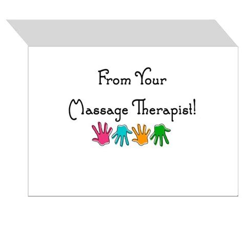 massage therapist thank you cards greeting card massage therapy greeting card by gigi cafepress