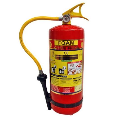 Safepro AFFF Based 9 Litre Mechanical Foam Type Fire Extinguisher For