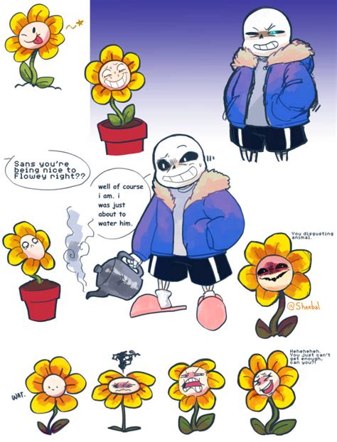 Another Sans Also Flowey By Sheebal On Deviantart