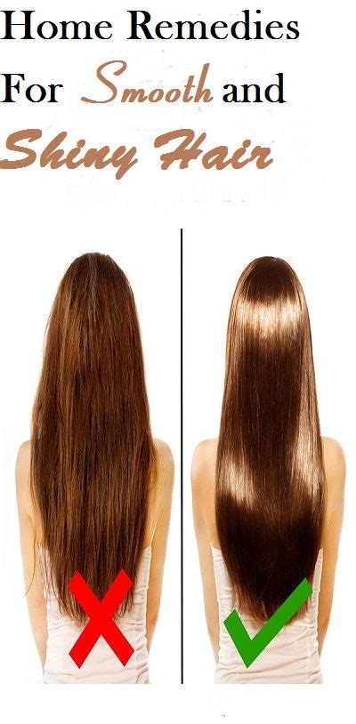 Home Remedies For Smooth And Shiny Hair Healthy Way Of Life Shiny