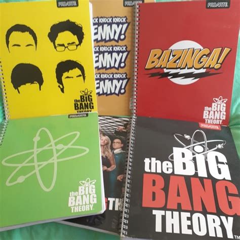 6 Cuadernos The Big Bang Theory Tapa Dura Envio Gratis Cuotas Sin Interés