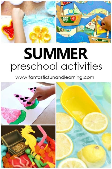 The Best Preschool Summer Theme Activities Fantastic Fun And Learning