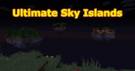 Herunterladen Ultimate Sky Islands 20 Mb Karte Für Minecraft