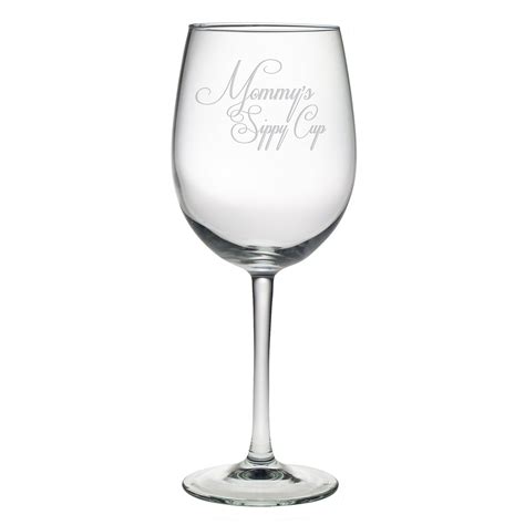 Mommy S Sippy Cup Wine Glasses Set Of 4
