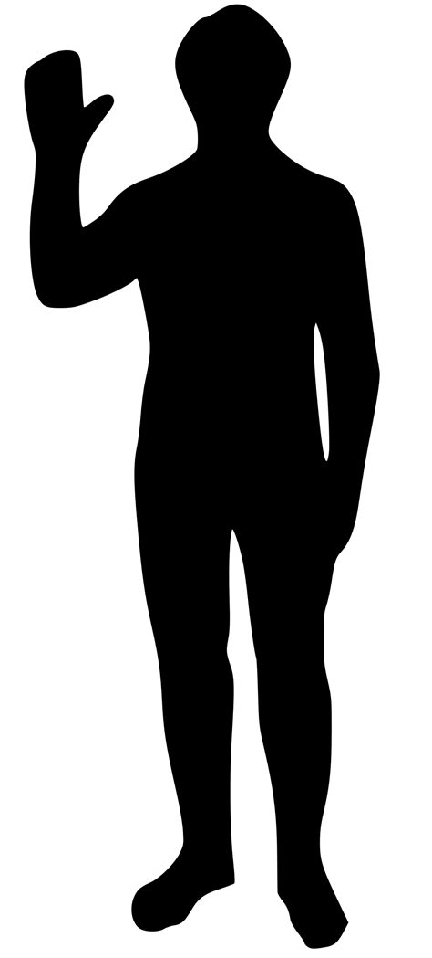 Outline Standing Human Clipart Best