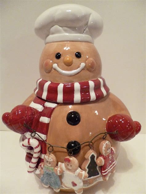 Ceramic Gingerbread Man Cookie Jar