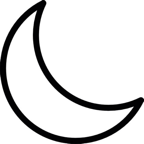 Crescent Moon Icon 427125 Free Icons Library