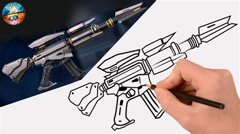 Como Dibujar La Nueva Arma M4a1 Genos De Free Fire Dibujando Dibujos