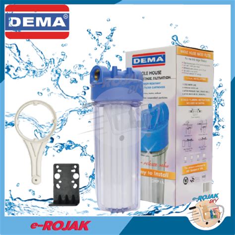 Dema 10 Water Filter Set Whole House Filtration System Filter Air