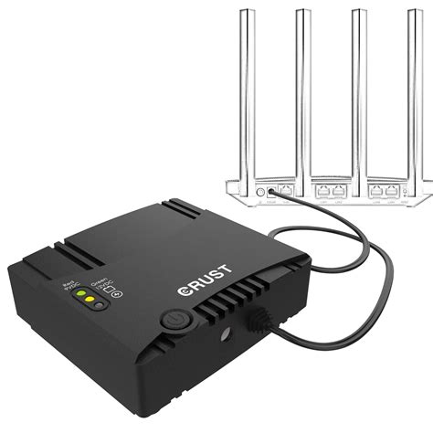 Crust Smart Mini Ups For Wifi Router And Modem Upto 4 Hours Power Backup Replaceable Ev Grade