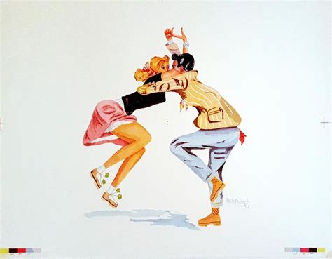 1951 Swing Dancing Poster Original Vintage Poster Etsy Swing
