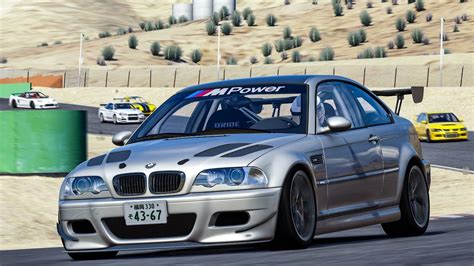 Tuned BMW M3 E46 Vs Tuned Cars Race At Willow Springs Assetto Corsa