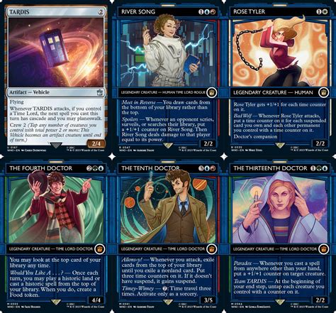 Third Eye Spotlight Magic The Gathering X Doctor Who Third Eye Comics And Hobbies