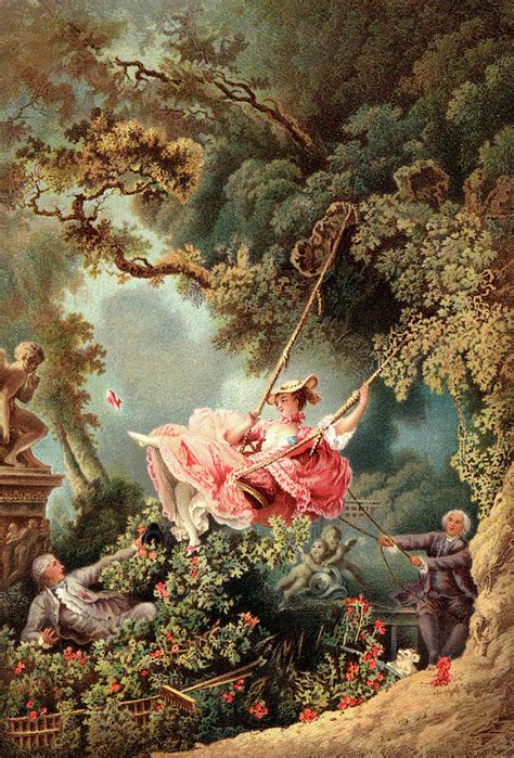 Perhaps, this is the reason why painting has. 1700s 1767 The Swing By French Painter Painting by Vintage Images