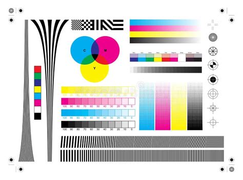 Imprimir Marcas Cmyk Marcas De Calibraci N De Impresi N Offset Color Degradado Tono Color