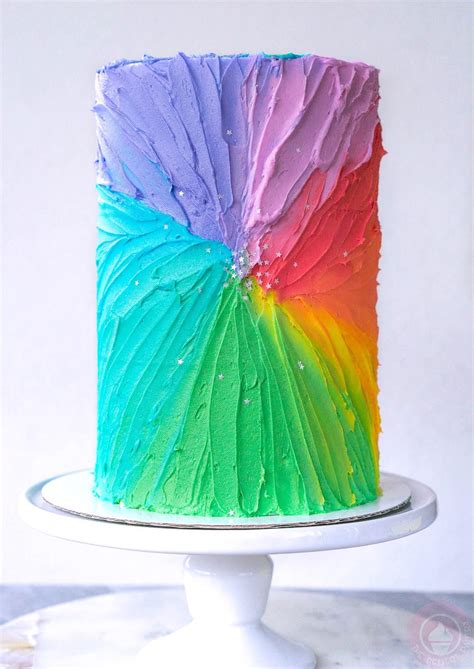 Taste The Rainbow Vanilla Rainbow Cake Made Just For Fun Rbaking