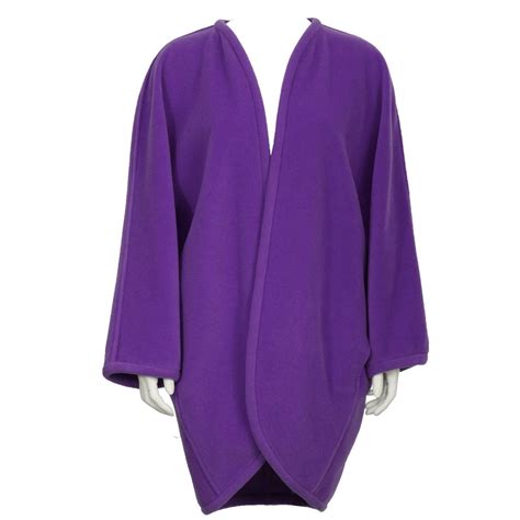 1980s Ungaro Purple Cocoon Jacket For Sale At 1stdibs