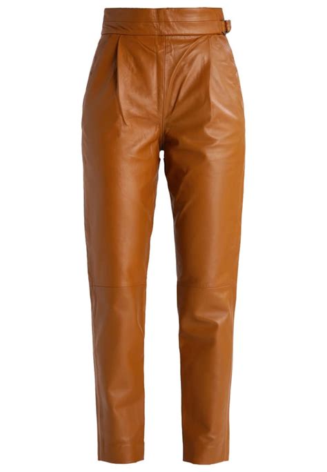 women genuine leather pants custom made tan leather pant etsy uk