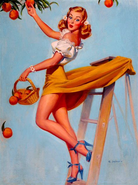 1940s pin up girl what a peach picture poster print vintage etsy