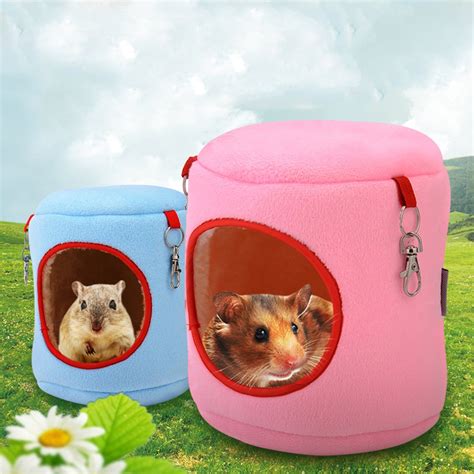 Cute Guinea Pig Chinchillas Squirrel Bed Nest Hamster House Cage