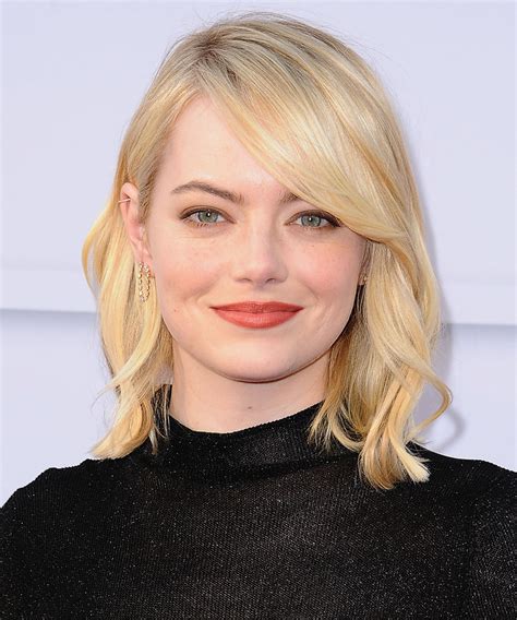She also recommends textured cuts with short, swingy layers and updos with loose pieces in the front for a more balanced appearance. Best Haircuts for Round Face Shapes | InStyle.com